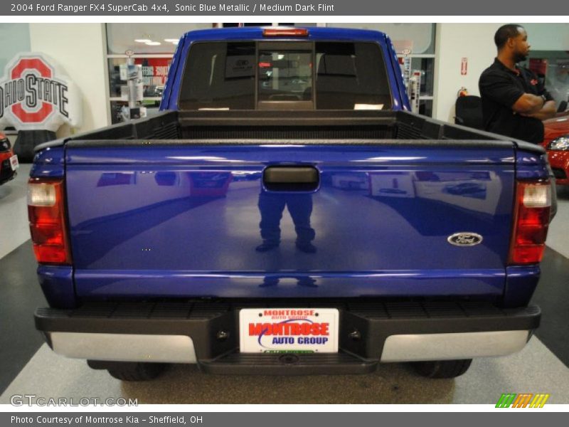 Sonic Blue Metallic / Medium Dark Flint 2004 Ford Ranger FX4 SuperCab 4x4