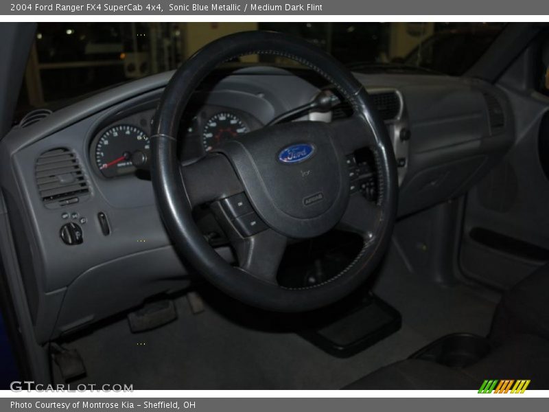 Sonic Blue Metallic / Medium Dark Flint 2004 Ford Ranger FX4 SuperCab 4x4