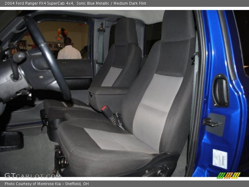 Sonic Blue Metallic / Medium Dark Flint 2004 Ford Ranger FX4 SuperCab 4x4