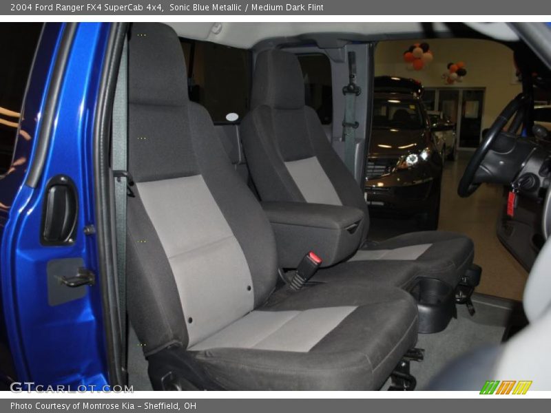 Sonic Blue Metallic / Medium Dark Flint 2004 Ford Ranger FX4 SuperCab 4x4