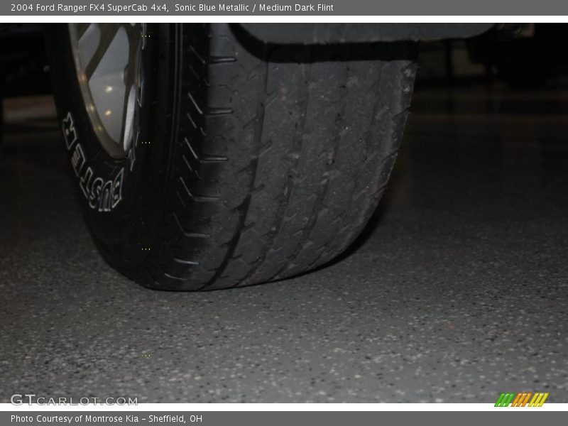 Sonic Blue Metallic / Medium Dark Flint 2004 Ford Ranger FX4 SuperCab 4x4