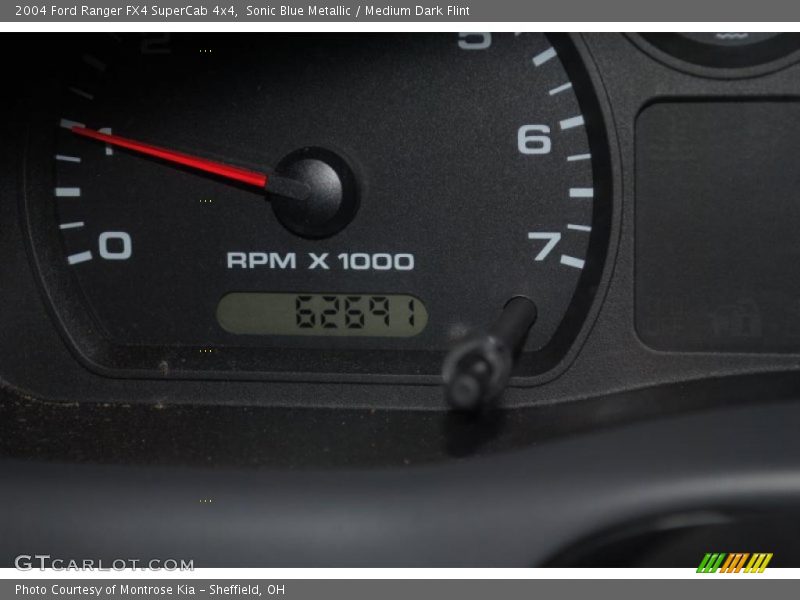 Sonic Blue Metallic / Medium Dark Flint 2004 Ford Ranger FX4 SuperCab 4x4