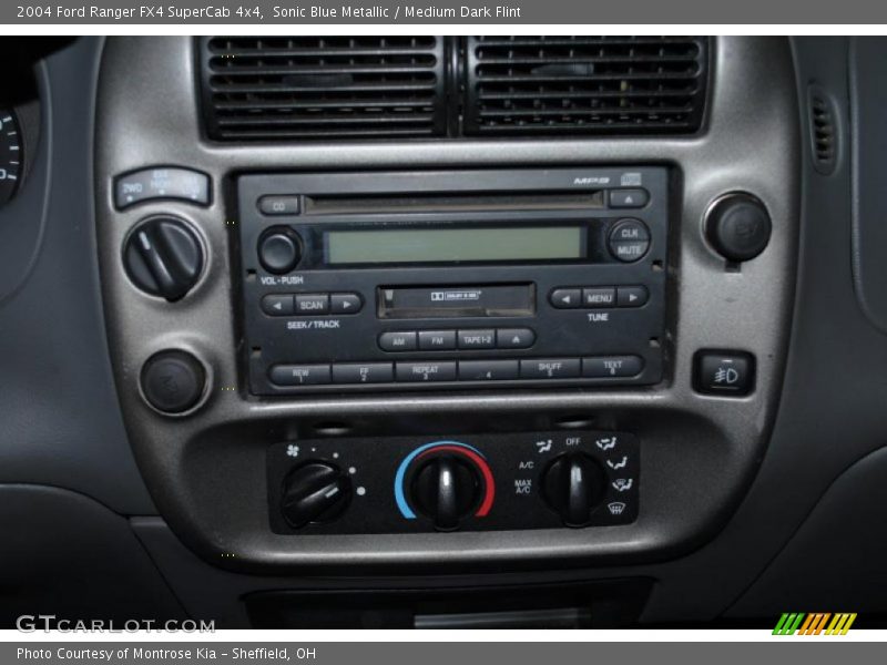 Sonic Blue Metallic / Medium Dark Flint 2004 Ford Ranger FX4 SuperCab 4x4