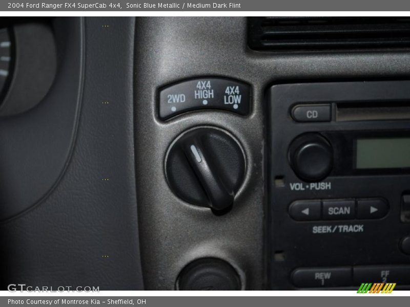 Sonic Blue Metallic / Medium Dark Flint 2004 Ford Ranger FX4 SuperCab 4x4