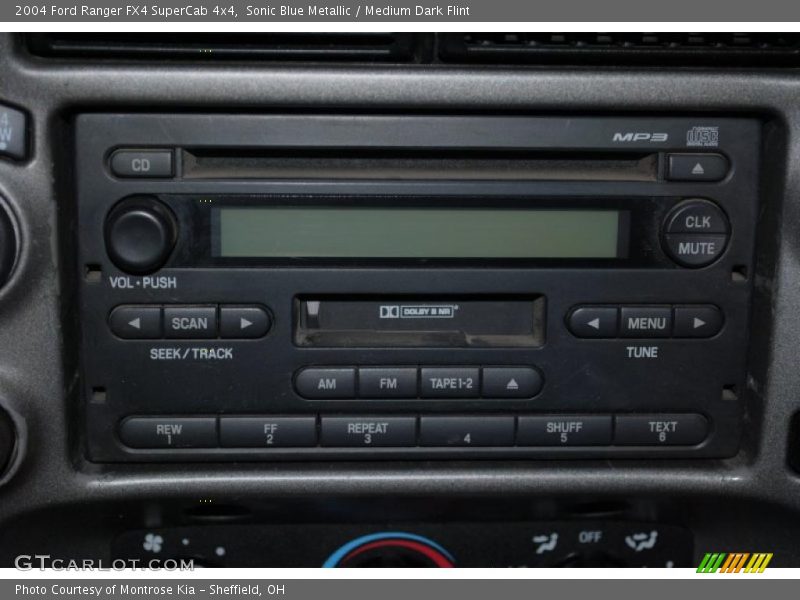 Sonic Blue Metallic / Medium Dark Flint 2004 Ford Ranger FX4 SuperCab 4x4