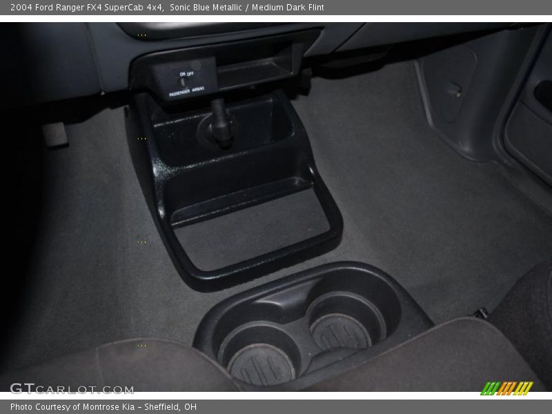 Sonic Blue Metallic / Medium Dark Flint 2004 Ford Ranger FX4 SuperCab 4x4