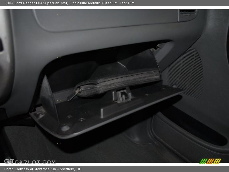 Sonic Blue Metallic / Medium Dark Flint 2004 Ford Ranger FX4 SuperCab 4x4