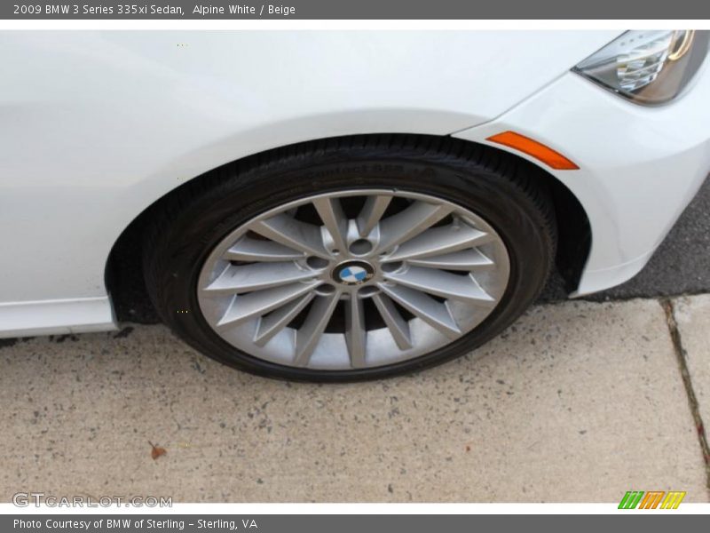 Alpine White / Beige 2009 BMW 3 Series 335xi Sedan