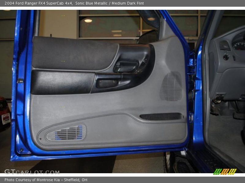 Sonic Blue Metallic / Medium Dark Flint 2004 Ford Ranger FX4 SuperCab 4x4