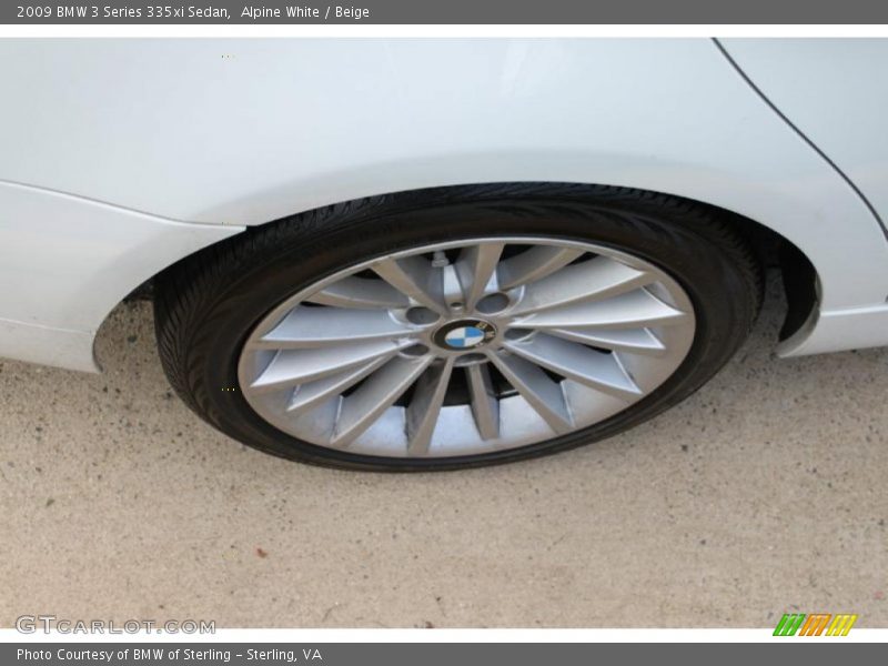Alpine White / Beige 2009 BMW 3 Series 335xi Sedan