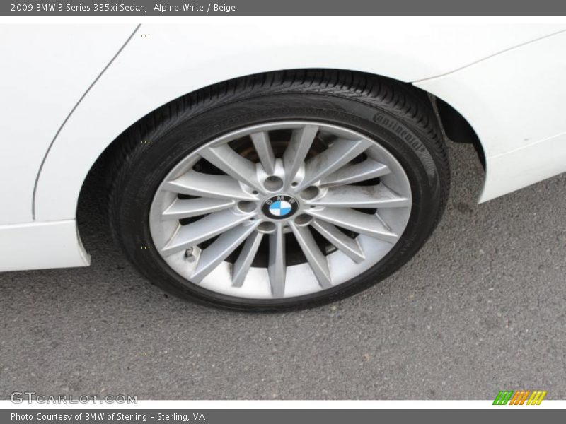 Alpine White / Beige 2009 BMW 3 Series 335xi Sedan