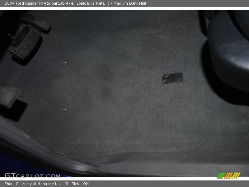 Sonic Blue Metallic / Medium Dark Flint 2004 Ford Ranger FX4 SuperCab 4x4