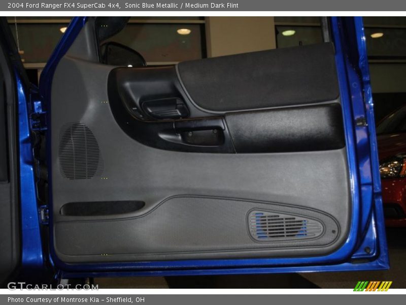 Sonic Blue Metallic / Medium Dark Flint 2004 Ford Ranger FX4 SuperCab 4x4