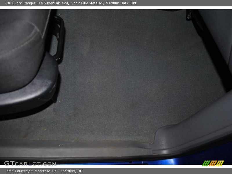 Sonic Blue Metallic / Medium Dark Flint 2004 Ford Ranger FX4 SuperCab 4x4