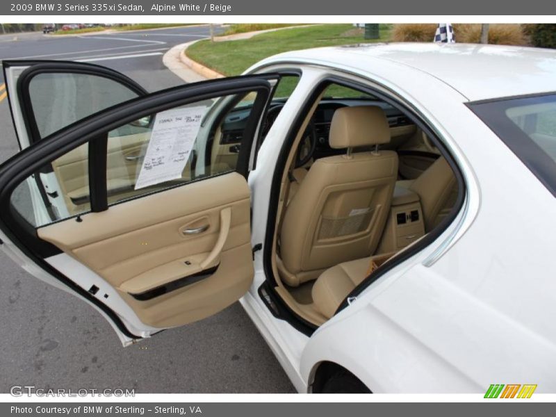 Alpine White / Beige 2009 BMW 3 Series 335xi Sedan