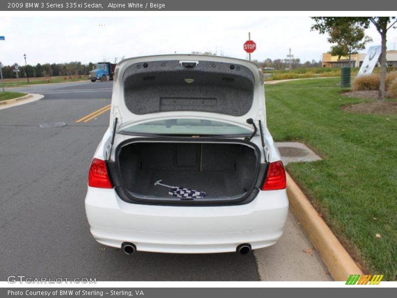 Alpine White / Beige 2009 BMW 3 Series 335xi Sedan