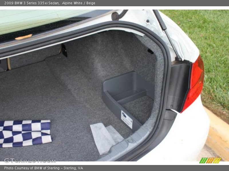 Alpine White / Beige 2009 BMW 3 Series 335xi Sedan
