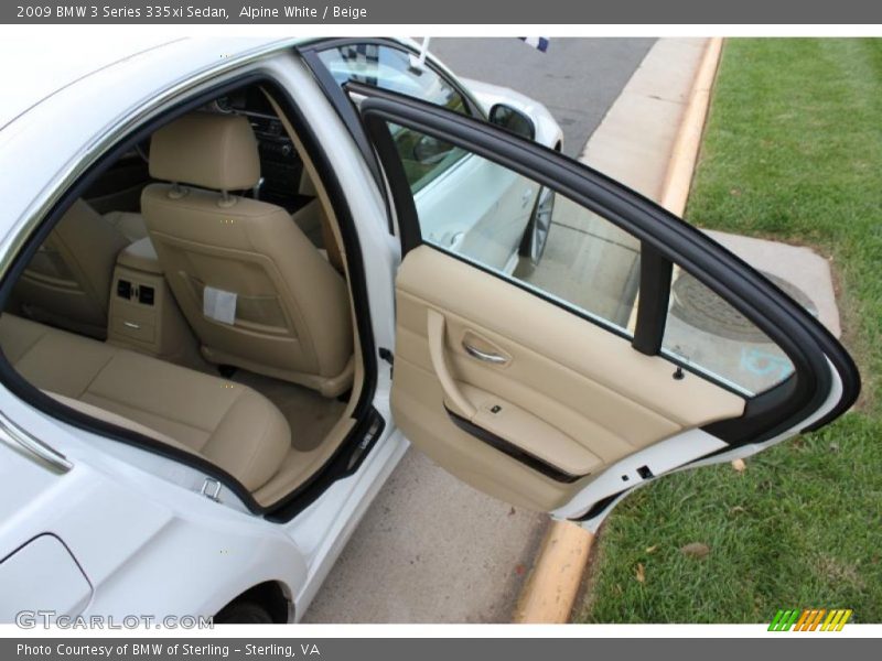 Alpine White / Beige 2009 BMW 3 Series 335xi Sedan