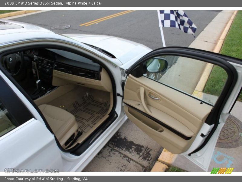 Alpine White / Beige 2009 BMW 3 Series 335xi Sedan