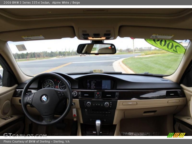Alpine White / Beige 2009 BMW 3 Series 335xi Sedan