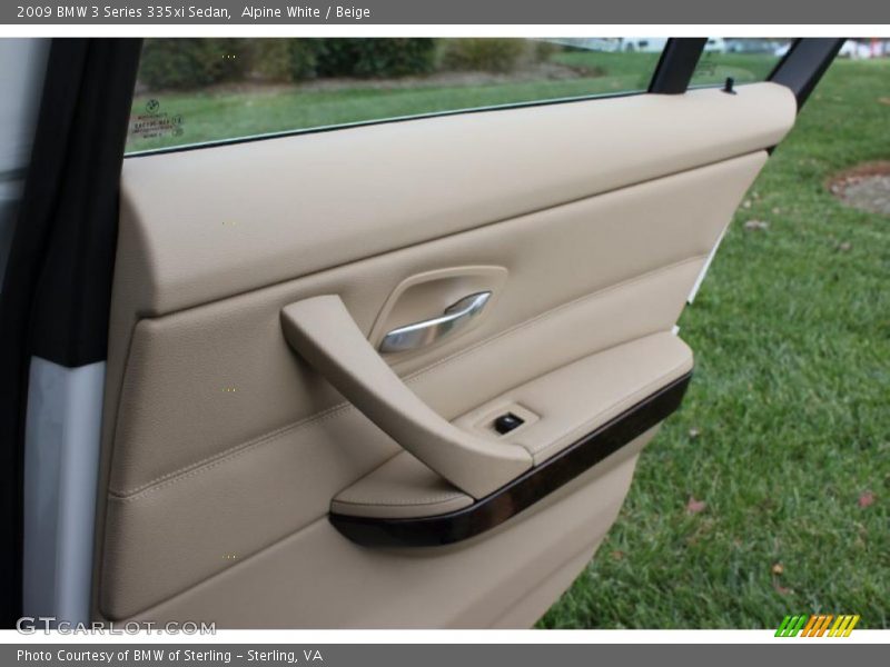 Alpine White / Beige 2009 BMW 3 Series 335xi Sedan