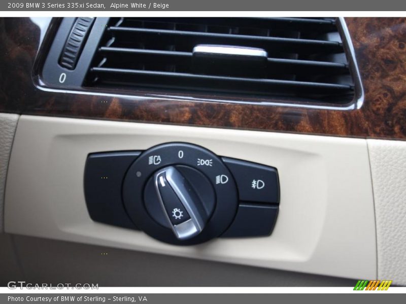 Alpine White / Beige 2009 BMW 3 Series 335xi Sedan