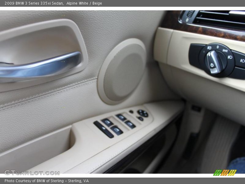 Alpine White / Beige 2009 BMW 3 Series 335xi Sedan
