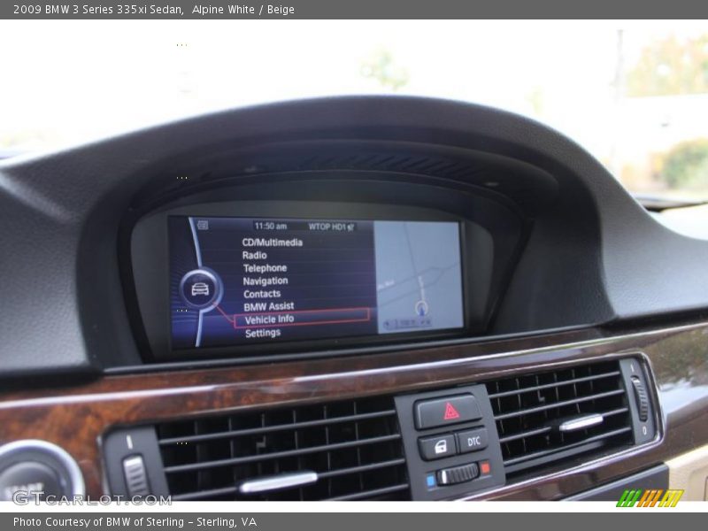 Alpine White / Beige 2009 BMW 3 Series 335xi Sedan