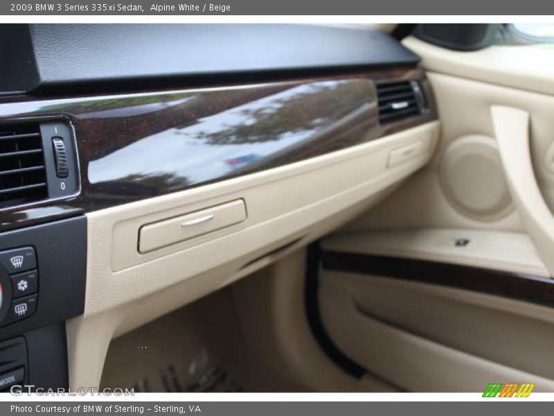 Alpine White / Beige 2009 BMW 3 Series 335xi Sedan