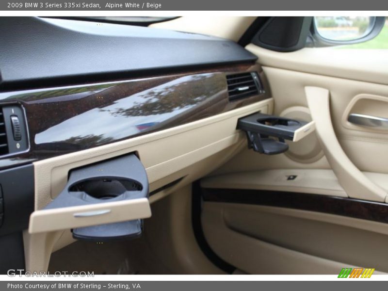 Alpine White / Beige 2009 BMW 3 Series 335xi Sedan
