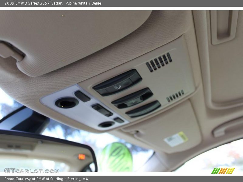 Alpine White / Beige 2009 BMW 3 Series 335xi Sedan
