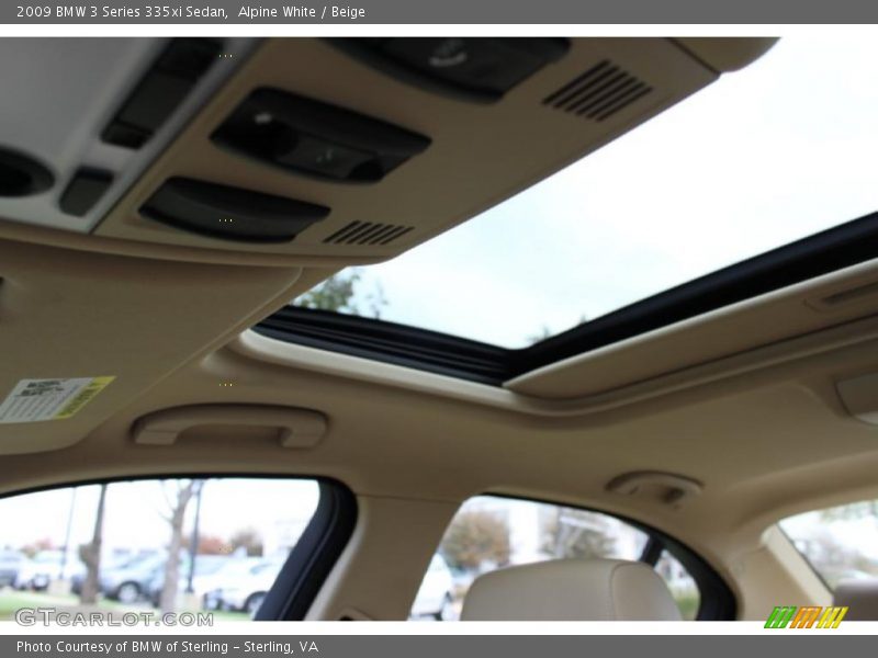 Alpine White / Beige 2009 BMW 3 Series 335xi Sedan