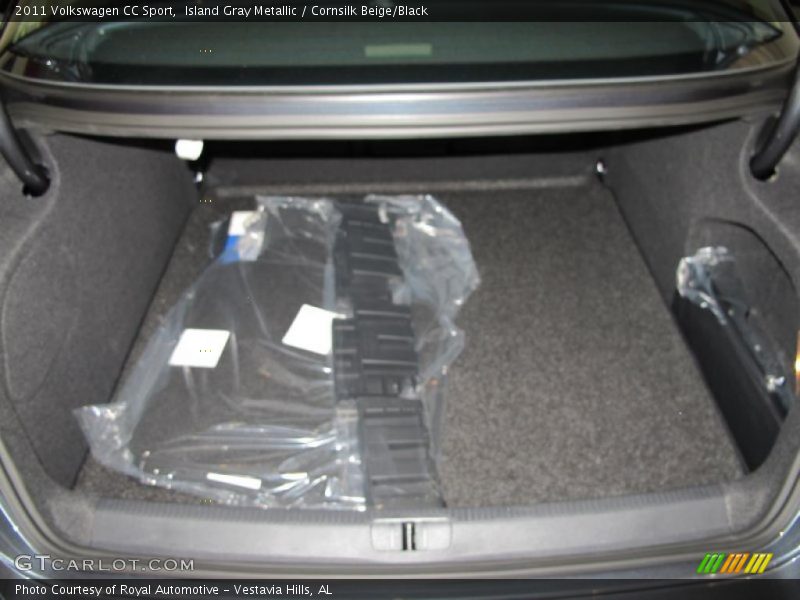 Island Gray Metallic / Cornsilk Beige/Black 2011 Volkswagen CC Sport