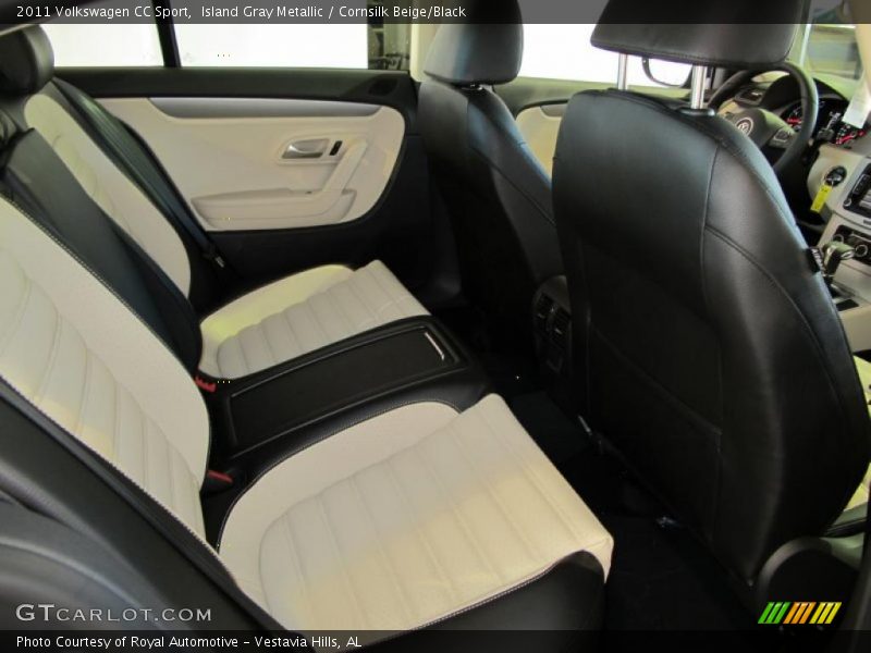 Island Gray Metallic / Cornsilk Beige/Black 2011 Volkswagen CC Sport