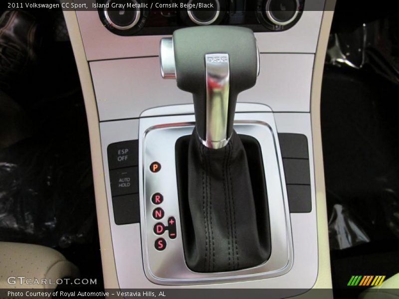 Island Gray Metallic / Cornsilk Beige/Black 2011 Volkswagen CC Sport