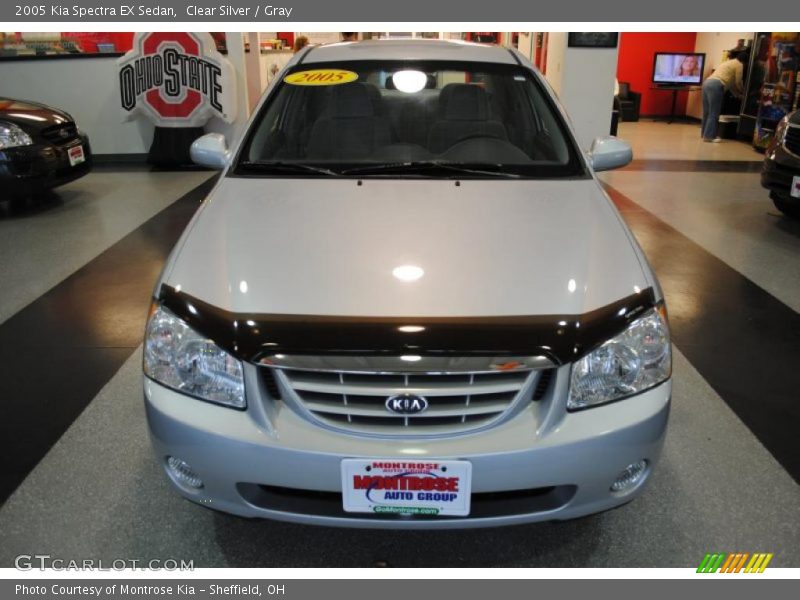 Clear Silver / Gray 2005 Kia Spectra EX Sedan