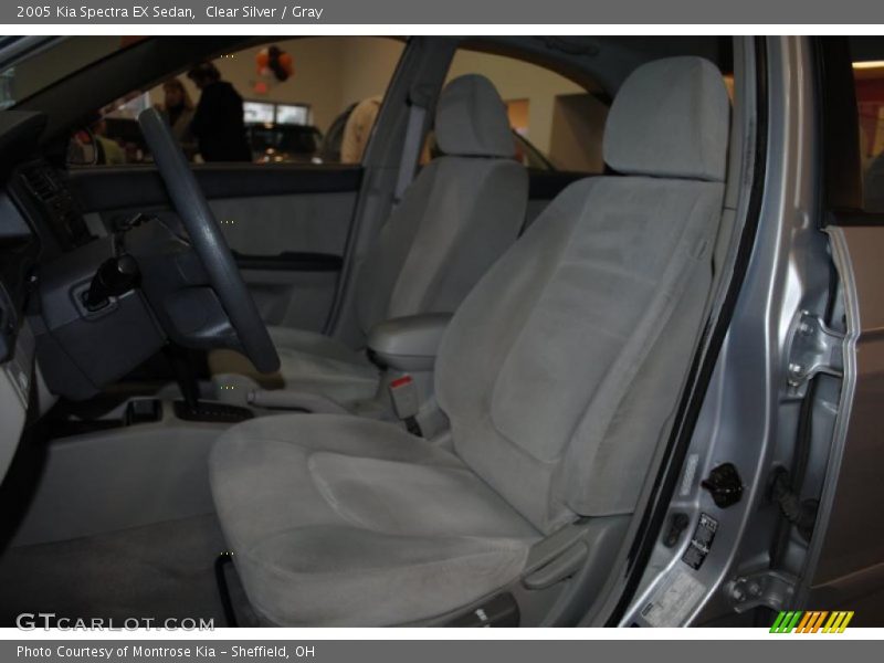 Clear Silver / Gray 2005 Kia Spectra EX Sedan