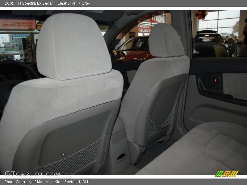 Clear Silver / Gray 2005 Kia Spectra EX Sedan