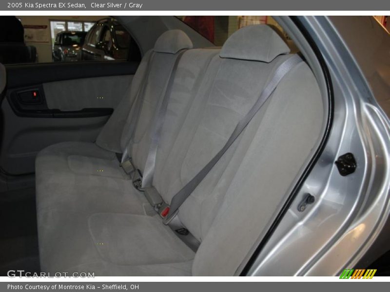 Clear Silver / Gray 2005 Kia Spectra EX Sedan