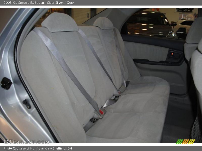 Clear Silver / Gray 2005 Kia Spectra EX Sedan
