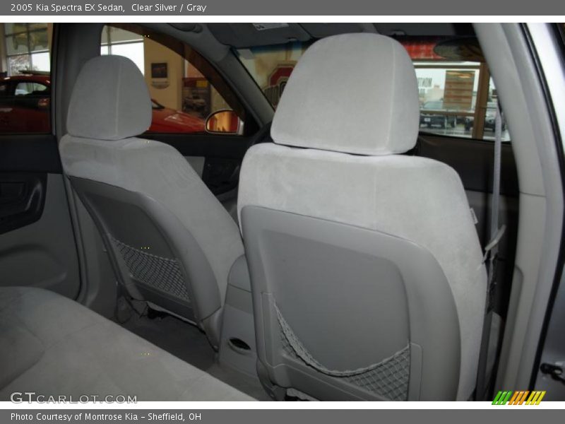 Clear Silver / Gray 2005 Kia Spectra EX Sedan