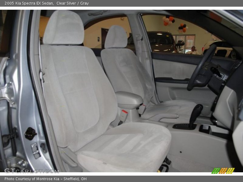 Clear Silver / Gray 2005 Kia Spectra EX Sedan