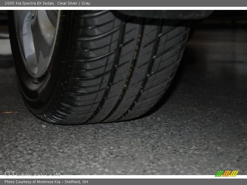 Clear Silver / Gray 2005 Kia Spectra EX Sedan