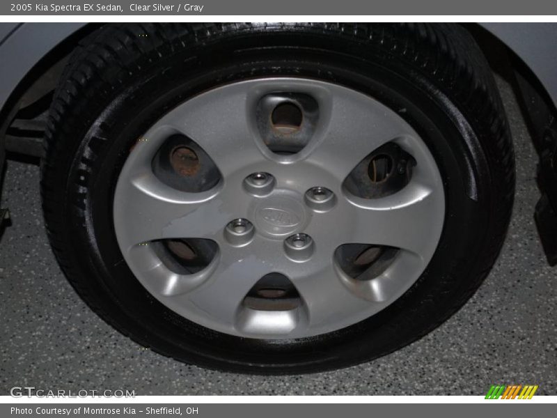 Clear Silver / Gray 2005 Kia Spectra EX Sedan
