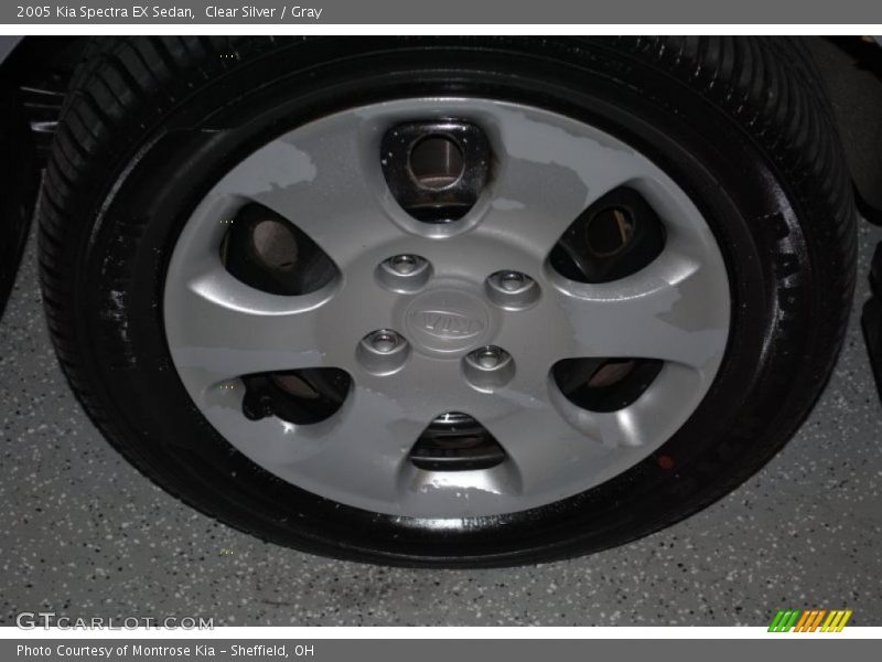 Clear Silver / Gray 2005 Kia Spectra EX Sedan