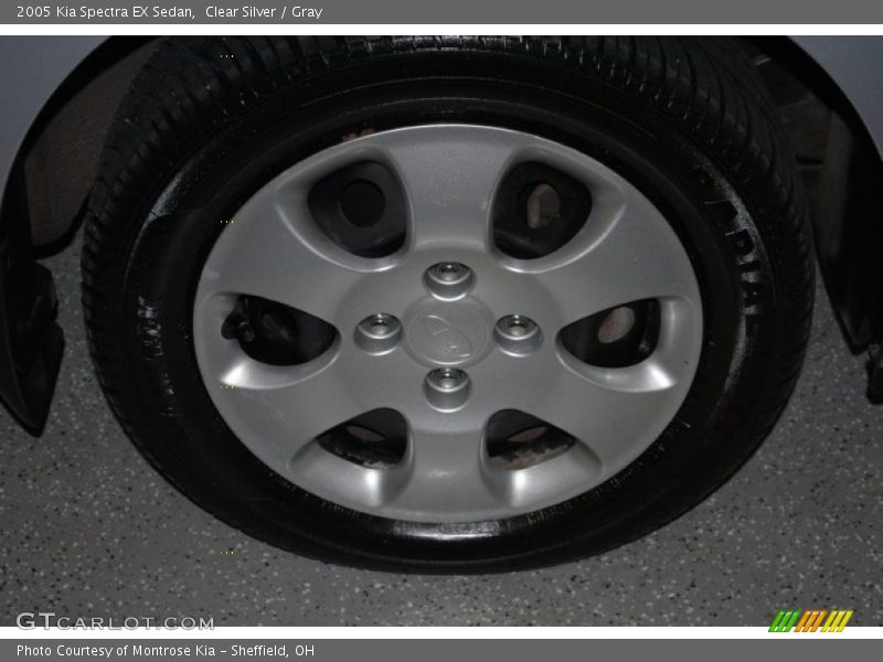 Clear Silver / Gray 2005 Kia Spectra EX Sedan