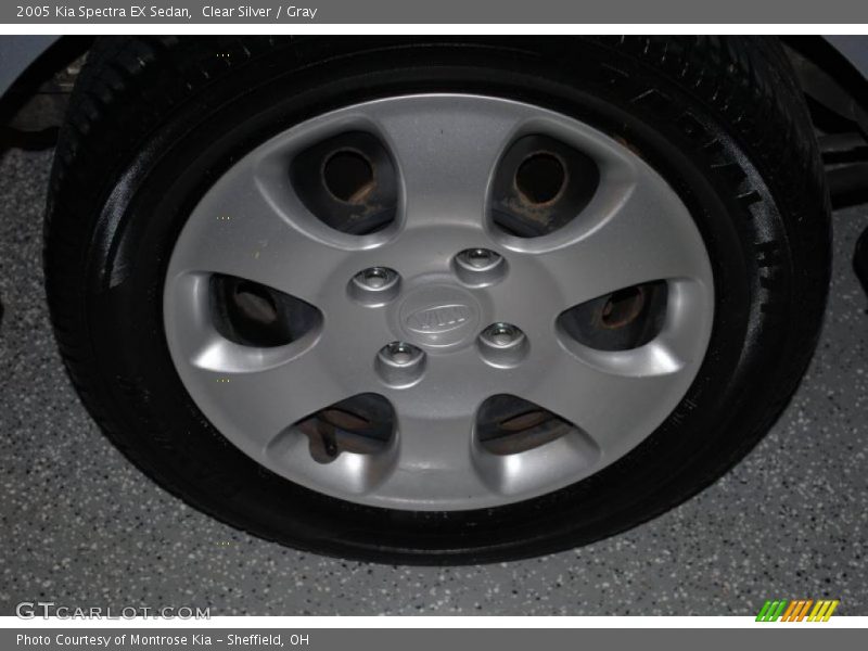 Clear Silver / Gray 2005 Kia Spectra EX Sedan