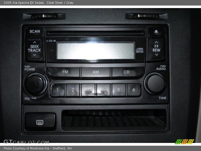 Clear Silver / Gray 2005 Kia Spectra EX Sedan