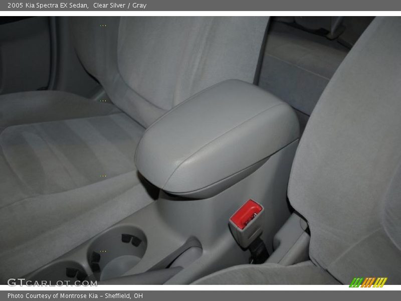 Clear Silver / Gray 2005 Kia Spectra EX Sedan