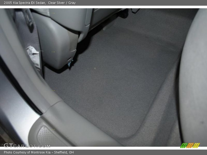 Clear Silver / Gray 2005 Kia Spectra EX Sedan